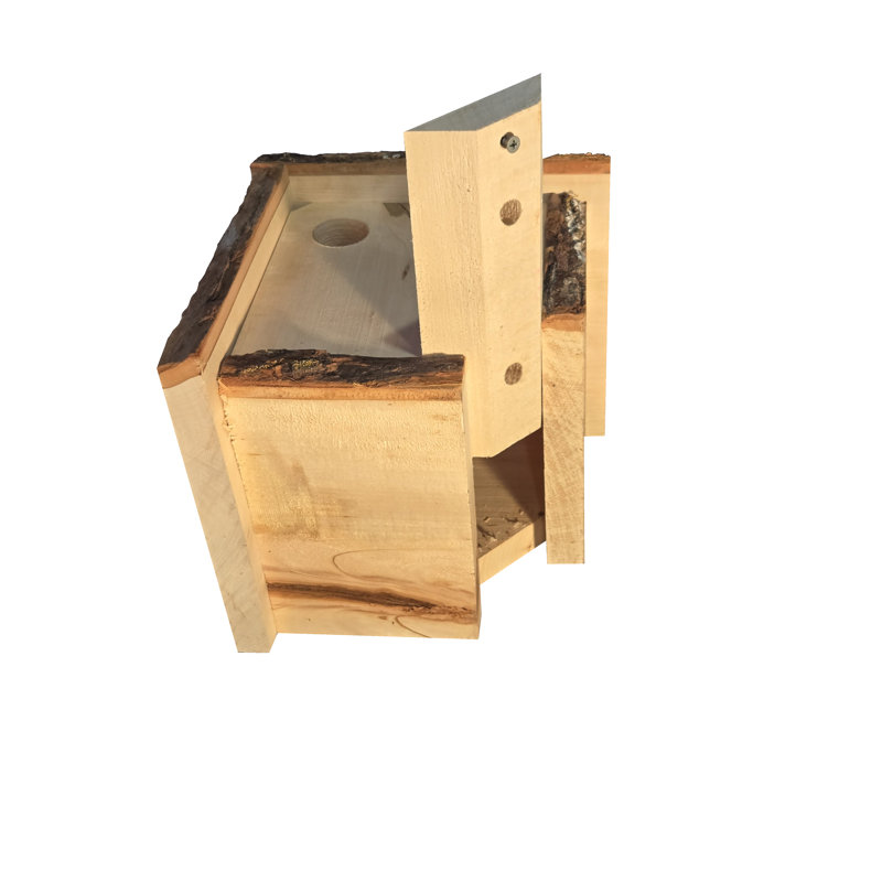 Maison d'oiseaux rustique de style rustique