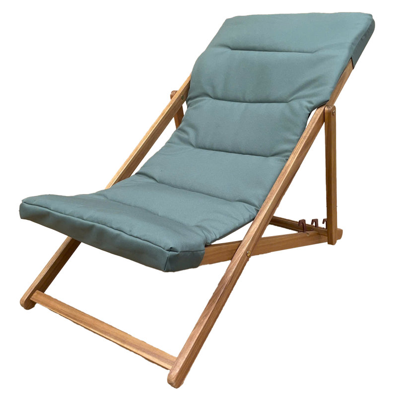 Chaise longue - vert forêt, Brun, Vert