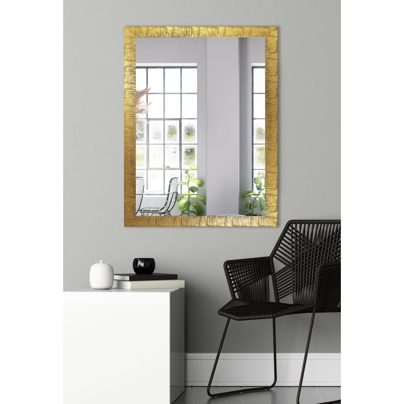 Miroir décoratif Arlinna, H 36,5 po x l 30,5 po, Bronze