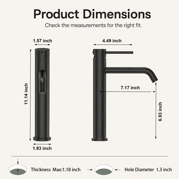 Dimensions du produit