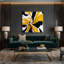 «Abstract Watercolor 67», art mural sur toile bleue-1894518754