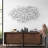 Glam Abstract Wall Decor on Metal-1104562716