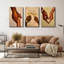 3 Piece Wrapped Canvas Wall Art