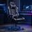 Gaming Chair with Massage Lumbar Support Ergonomic Video Game Chair for Adults, Adjustable Headrest & Footrest, 90-135° Recline, 360° Swivel, Grey-1977930649