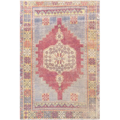 Tapis rouge vif / safran Southwestern