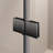35.5'' - 37'' W x 72'' H Bi-Fold Semi-Frameless Shower Door with Clear Tempered Glass