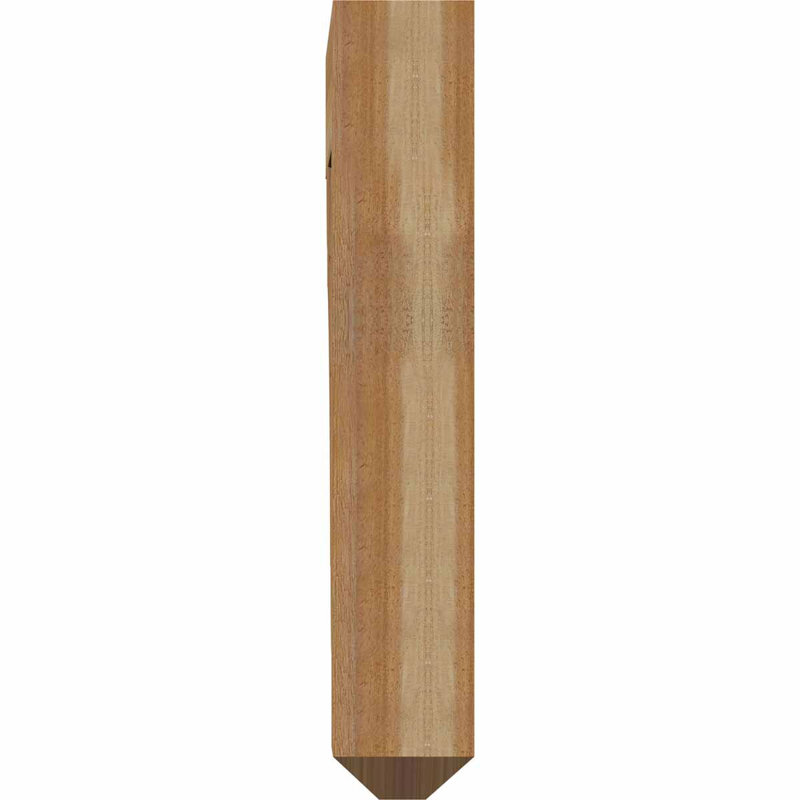 Support pour artisan olympique, Cèdre rouge de l'Ouest (brut), H 34 po x l 6 po x P 34 po