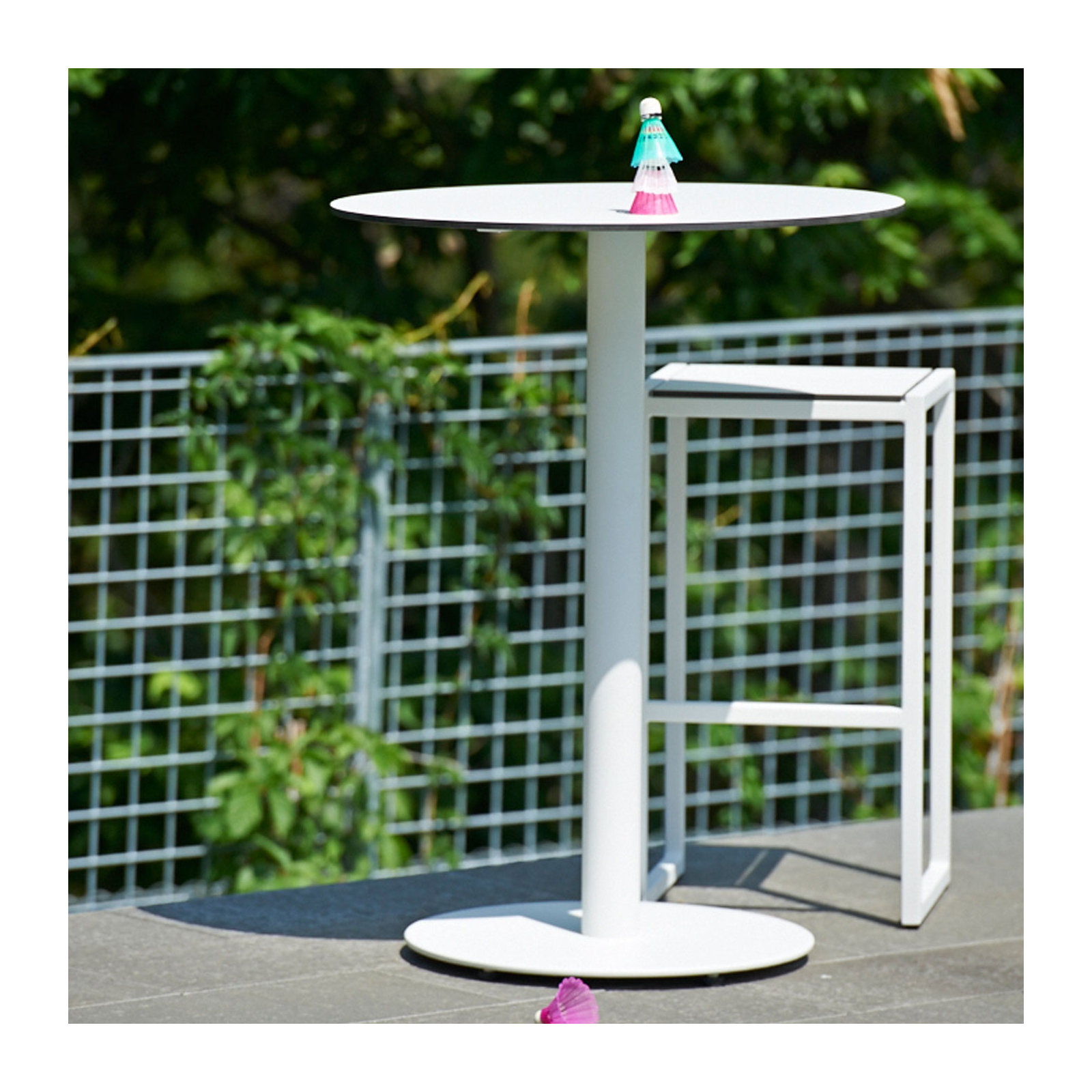 Skiff 28.3'' Backless Outdoor Bar Stool
