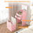 Dressing Table and Stool, 3-in-1 Multifunctional Dressing Table Set, Featuring Three-color Lighting Modes, HD Mirror, Two Sliding Drawers, and a Hidden Storage Stool-1619251650