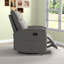 Fauteuil inclinable et pivotant 30,7 po en similicuir-1768449622