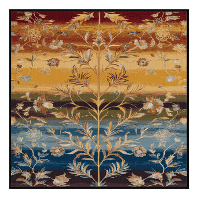 Machine Washable Nature Brown Area Rug
