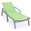 Chaise longue d'extérieur en métal avec table-88151119