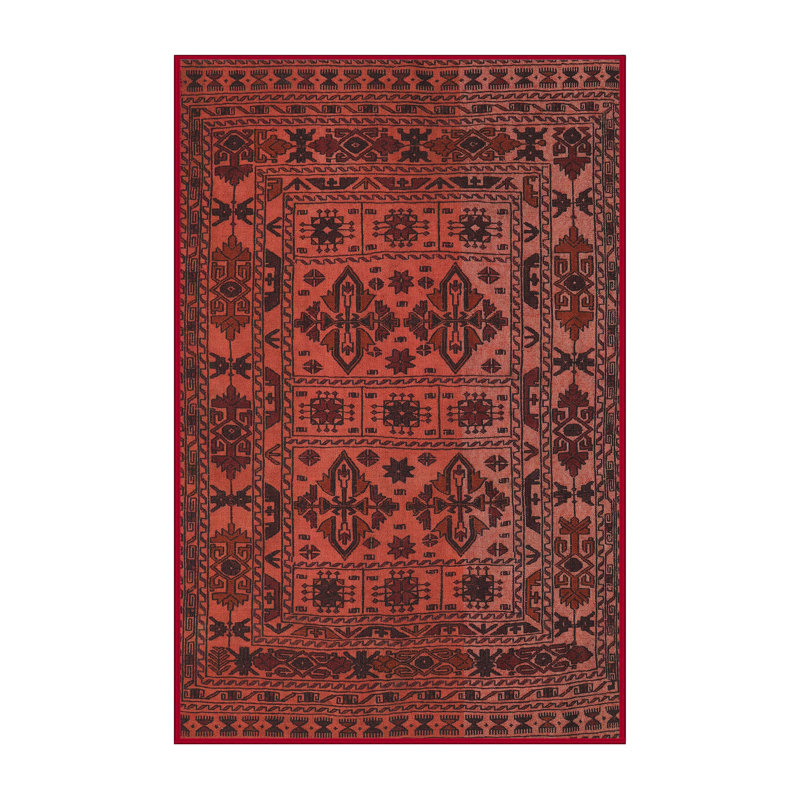 Tapis rouge à motif sud-ouest, Rectangle 2 pi x 3 pi