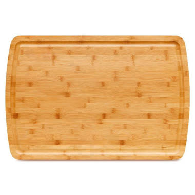 Extra Large Bamboo Cutting Board for Kitchen - Largest Wooden Butcher Block  for Turkey, Meat, Vegetables, BBQ - 30 x 20 Inch - Over the Sink Chopping