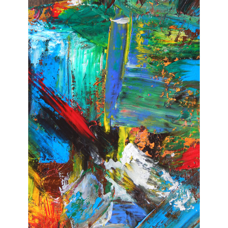 # 1 par Will Birdwell - Peinture, Papier avec cadre noir, H 30 po x l 24 po