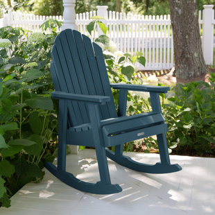 Chaise berçante d'extérieur en plastique