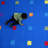 KidCarpet.com Seating Squares Multi on Blue Rug, 7'6"x12' Rectangle - Class 1 Fire Rated, Oeko-Tex certified commercial-grade nylon seating rug - color-coded spots for classroom organization-106877279