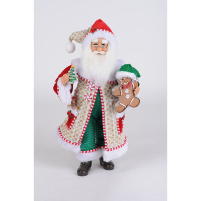 Whimiscal Gingerbread Santa