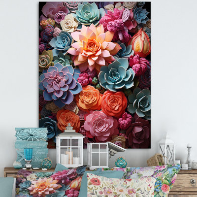 Larghetto " Colourful Succulents Succulent Delight "