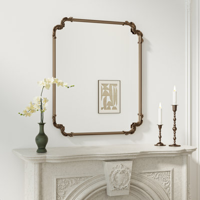 Genan Accent Scalloped Rectangle Wall Mirror