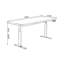 Bureau debout noir rectangulaire en bois massif-172708176