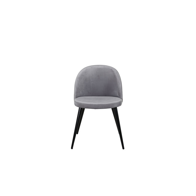 Webrook 46.5cm H Tufted Upholstered Side Chair, Grey