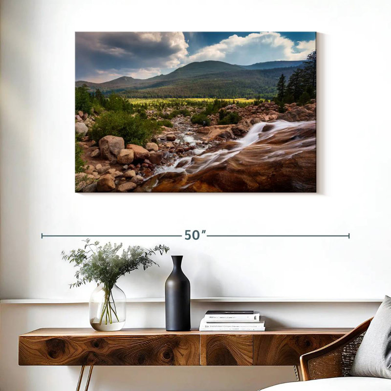 Alvord Rocky Mountains Park Stream, H 26 po x l 39 po