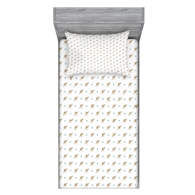 Microfiber Sheet Set, Twin Sheet Set with Fitted Sheet