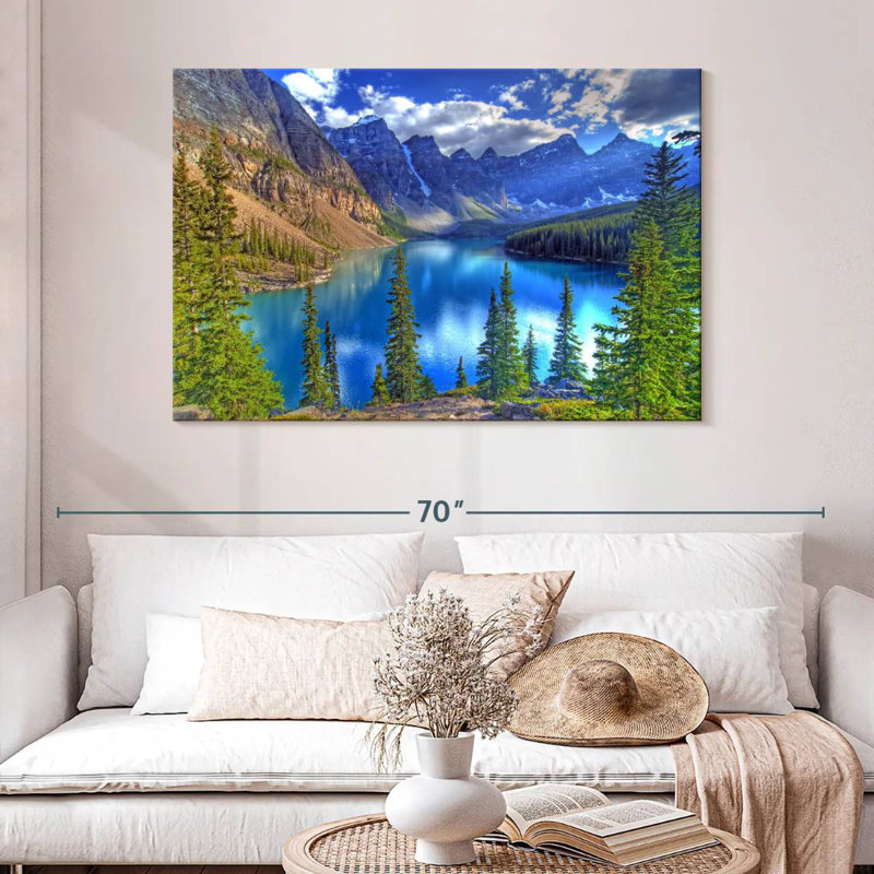 Alvord, lac de montagne Banff, H 32 po x l 48 po