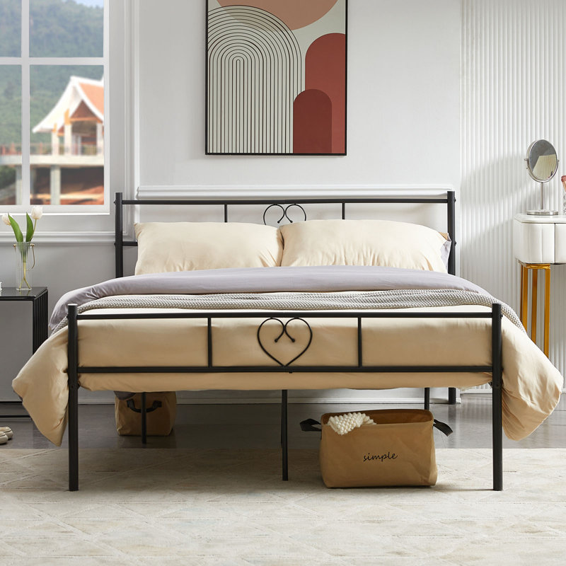 Binger Small Double Platform Bed, Small Double (4')