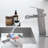 Modern Bathroom Faucet With Waterfall Deck Plate, , Side , Contemporary Sink Faucet, Effect, , Handle, Easy To Use-121628480