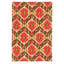 Flatweave Wool Ikat Area Rug in Multi