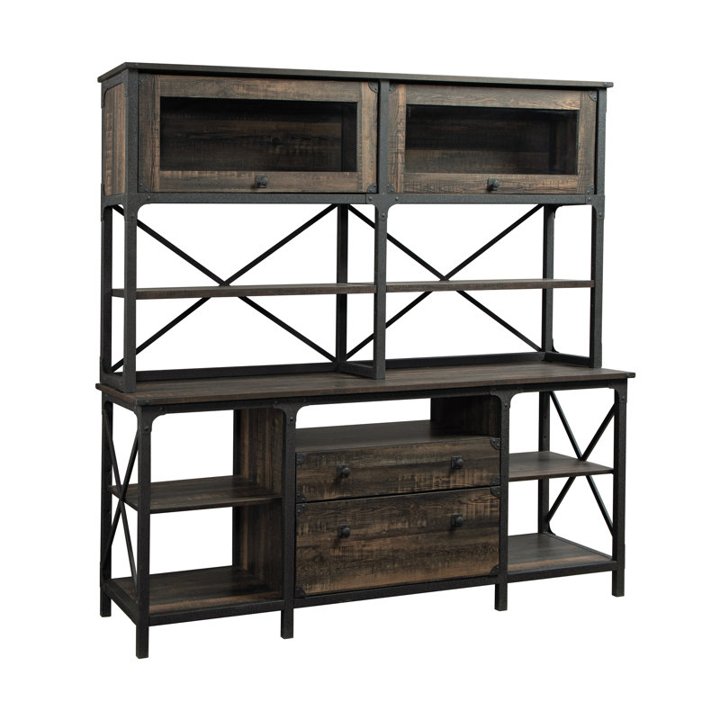 Annie 38.5" H x 66.13'' W x 14" D Desk Hutch