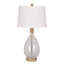 Lampe de table 28 po, verre transparent-1473774088
