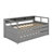 Twin XL Wood Daybed With 2 Trundles, Storage Cubbies, 1 Light For Free And USB-275313577