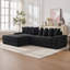 Canapé-lit 109,4 po convertible noir, lit de nuage pliable, sans assemblage, peu encombrant-489058553