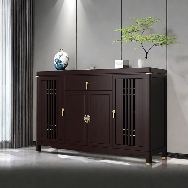 Nouveau buffet en bois massif de style chinois