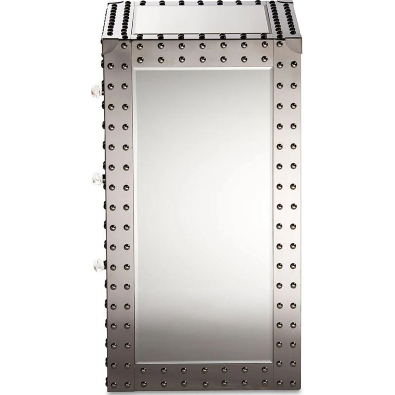 Spiegel Stainless Steel Nightstand