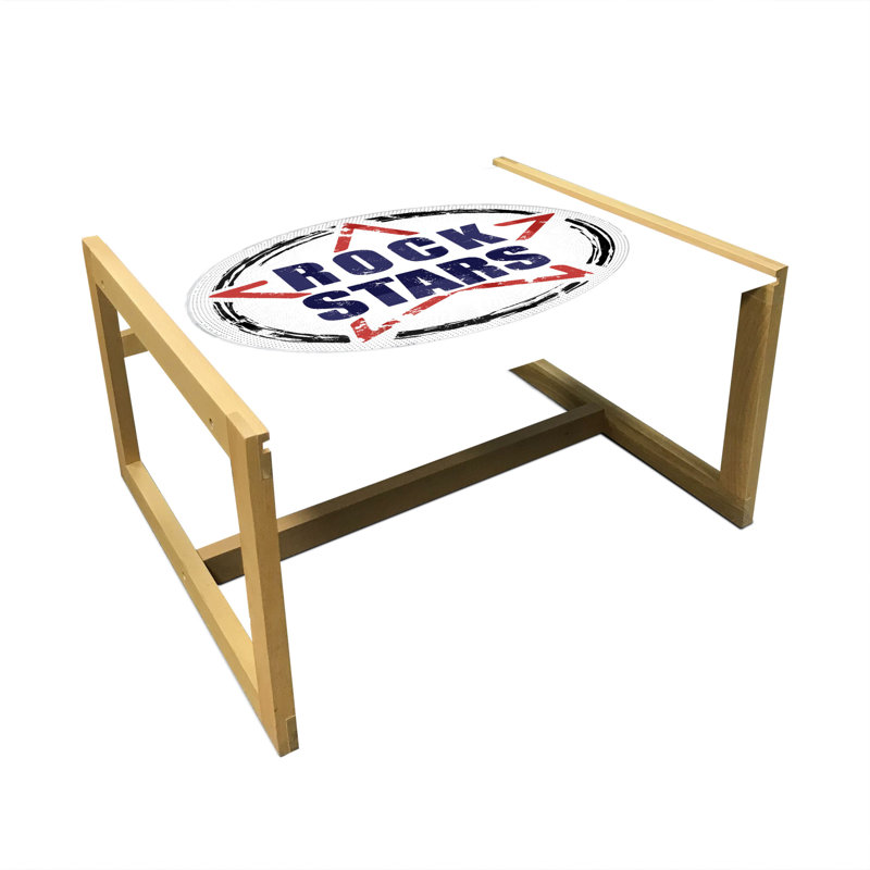 Iakup Sled Coffee Table, 40cm H x 74cm W x 62cm D