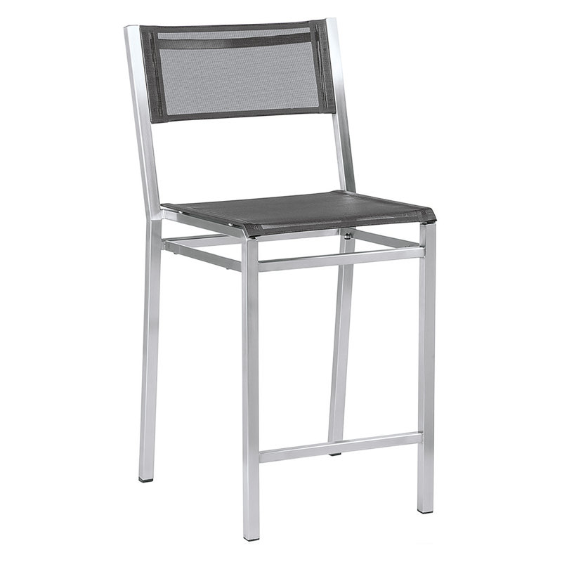 Equinox Sling Counter Stool, Charcoal, 25"
