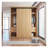 Bypass Sliding Door Hardware with soft close and finger pulls, Track Length-88952573-88952572