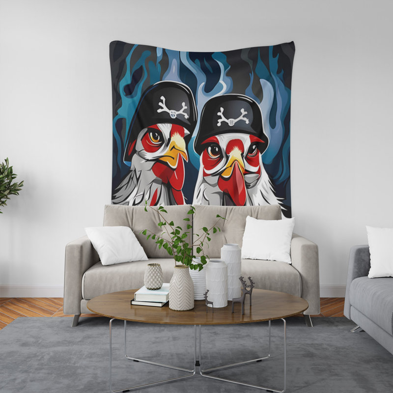 Tapisserie murale, H 88 po x l 104 po