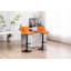 Swivel Bar Stools Modern Faux Leather Upholstered Counter Stools for Kitchen Island, Adjustable Height Stools with Footrest for Home Bar-1925932791