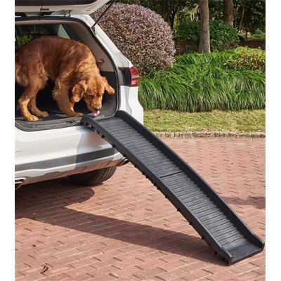 Escalier pliant pour chien en plastique