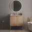 Meuble-lavabo mural autoportant 30 po avec lavabo en céramique