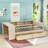 Wooden Daybed with Storage Drawers, Shelves, Charging Station and Upholstered Headboard-1476839865-1476839866