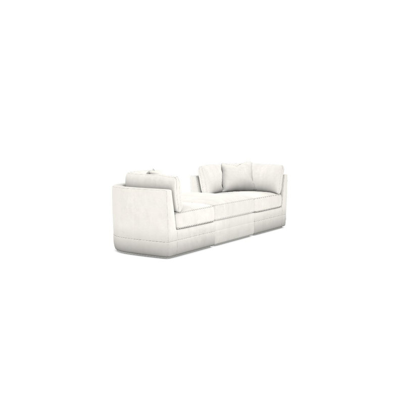 Thom Filicia Home Sectional, Casa Blanca, Tuck Cobalt Polyester Blend