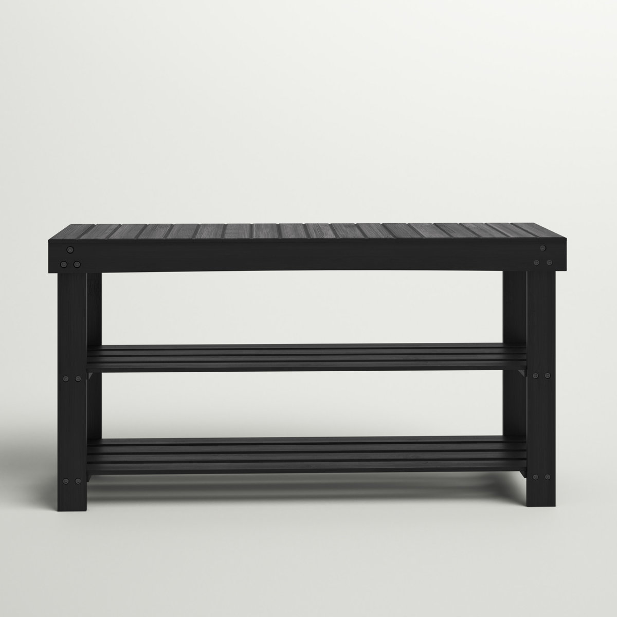 Three Posts Bamboo 10 Pair Stackable Shoe Storage Bench & Reviews ...