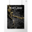 « portland city map », reproduction d’impression sur affiche en luxe-31735826