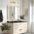 3 - Light Glass Globe Vanity Wall Light